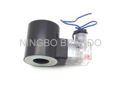 China do solenoide 220V da bobina bobina plástica pneumática preta do solenoide da válvula do pulso da ligação de voo do fim normalmente à venda