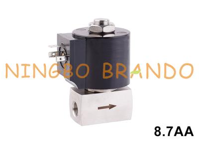 China 300 bar Alta pressão de aço inoxidável válvula solenoide de água 220V 110V 24V 12V à venda