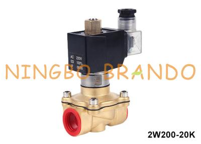 China 3/4'' 2 Way Normally Open Brass Solenoid Valve For Water Air Gas Liquid 24V 220V for sale