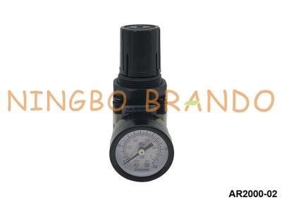 China AR2000-02 SMC Type Pneumatic Air Pressure Regulator With Gauge 1/4'' 10 bar for sale