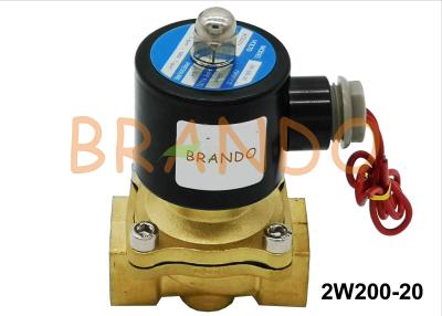 China 3/4'' Inlet Threaded Port 2W200-20 Pneumatic Water Solenoid Diaphragm Valve In Ultra-pure Water Equipment for sale