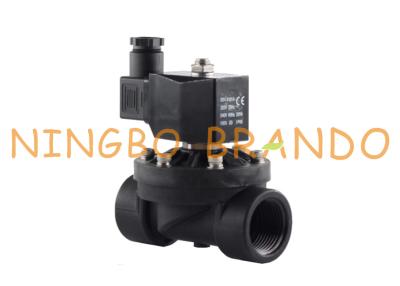 China 1/2 3/4 Inch PA66 Nylon Plastic Electric Water Solenoid Valve 12V 24DC 110V 220V AC for sale