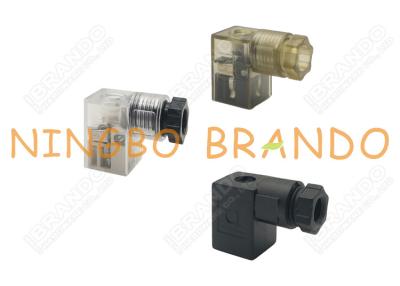 China MPM 8.0mm 3 Pin Black Transparent-LÄRM 43650 Solenoid-Spulen-Verbindungsstück Form-C zu verkaufen