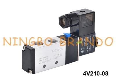 China 4V210-08 Airtac Type Pneumatic Solenoid Valve 4V210-08-DC24V DC24V for sale