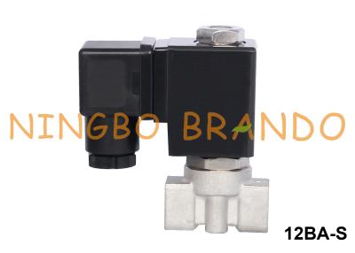 China Two-Way Latching Water Air Solenoid Valve Stainless Steel 6 12 24 Volt DC for sale