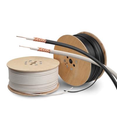 China Al Control wire CU conductor CATV/CCTV RG6 coaxial cable for satellite system hadmi cable for sale