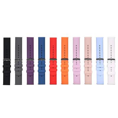 China MINGJIANG Durable Silicone Watch Band Strap Sports Silicone Watch Strap Smart Silicone Watch Strap Band for sale