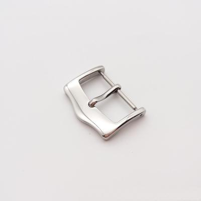 China Durable Custom Design Style Charm Silver Polished 20mm Watch Buckle for sale