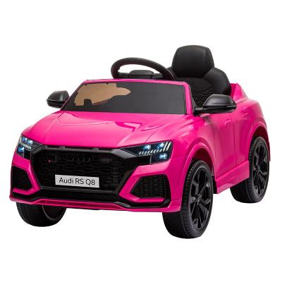 China Ride On Toy Electrical Car Kids Ride On With License AUDI Q8 12V Battery Baby Car for sale