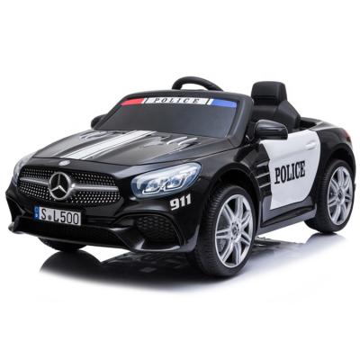 China Ride on Toy BENZ SL500 Edition license police toy car for kids ride-on rechargeable 12V battery baby car for sale