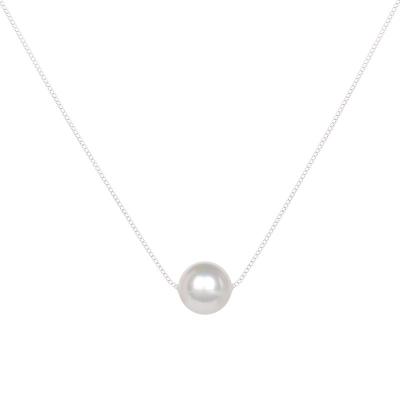 China Europe and America New Fashion Simple Pearl Necklace With Box Chain Women Gift for sale