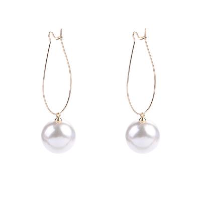 China New CLASSIC Plastic Pearl Drop Earrings Gift Fashion Women Women Party Jewelry for sale