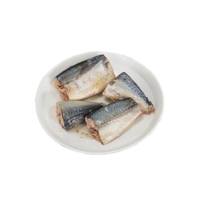 China No Artificial Additives 200G Canned Mackerel In Brine Small Size With Good Quality for sale