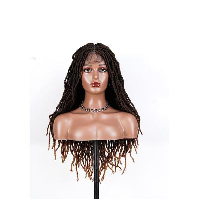 China Kinky Curl Crochet lace wig synthetic weave hair Goddess artificial curly messy dreadlocks, suitable for women for sale