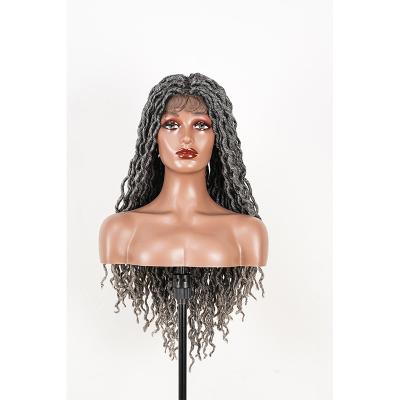 China Kinky Curl 4 x 4 5 x 5 High quality simulation of natural advanced weave wig, fiber material long hair brown wig for sale