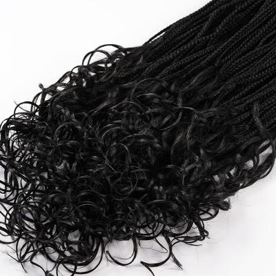 China Kinky Curl High temperature fiber wig Long wave synthetic fiber black heat-resistant wig for sale