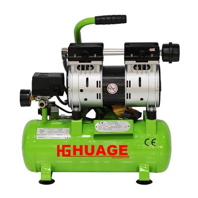 China Low price china factory 50hz 8bar 220v 0.55kw mute oil free dental piston oil free air-compressors for sale