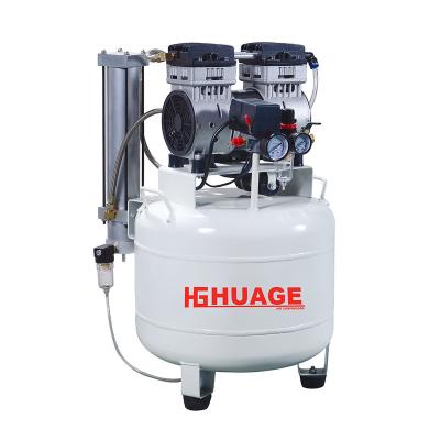 China 2022 hot selling 50 liter 1700rpm 50hz 1hp 8bar 750w silent vertical oil free air compressor with air dryer for sale