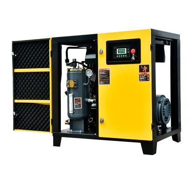 China 2022 hot sale 15kw 20hp 8-10bar 0.7-1.2mpa direct driven oil lubricated screw air compressors for sale for sale