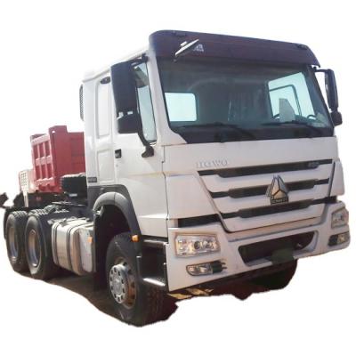 China 2021 Year SINOTRUK Howo Ready Stocked Model Tractor Head 371hp For Export 6985X2496X3850 for sale