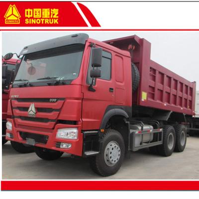 China Sinotruk 10 wheels 371hp engine dump truck for sale in Sierra Leone 6800x2496x2958 for sale