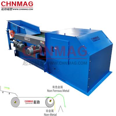 China energy & Mining Aluminum Scrap Recycling Separation Equipment Mixed Metal Recycling Solid Waste Eddy Current Separator for sale