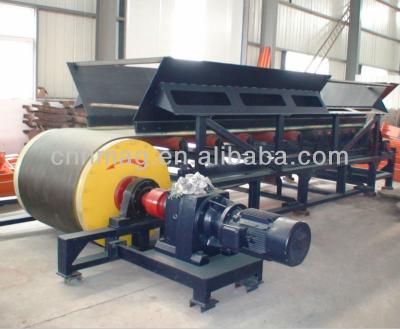 China < 350mm dry magnetic separator with belt conveyor for sale