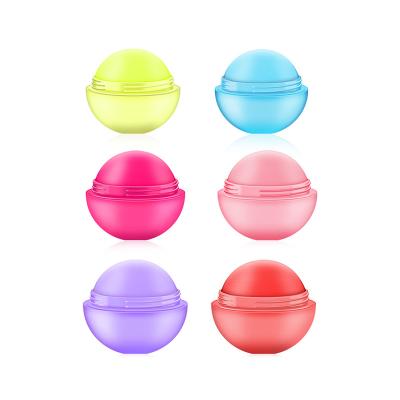 China Private Label Waterproof Cute Natural Organic Moisturizing Rollball Kid's Round Lip Balm for sale