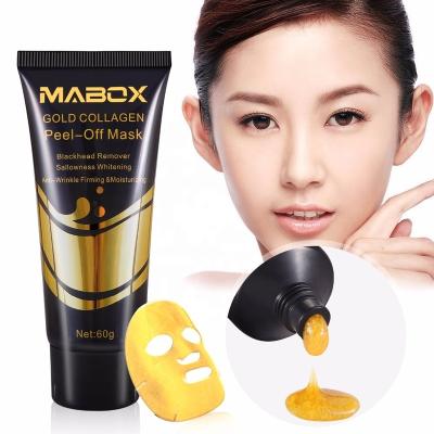 China 24K Gold Blackhead Scar Acne Minimizer Pore Treatment Mabox Anti Wrinkle Nourishing Facial Mask 60g for sale