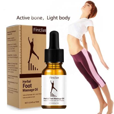 China Natural Height Increase 10ML Firstsun Bone Grow Taller Oil Herbal Growth Foot Massage Amplifying Height Increasing Essential Oil Serum for sale