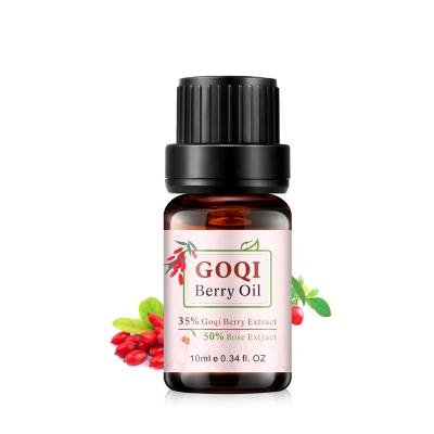 China Natural Skin Revitalizer Skin Care Essential Oil Anti Aging Hydration Reduce Spots Smoothing Firming Skin Goji Berry Rose Extract Face Serum for sale