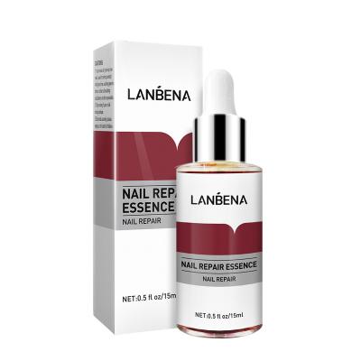 China Deeply moisture and nutrition LANBENA Nail Effective Nail Treatment Anti Fungal Nail Repair Solution Essence Serum for sale