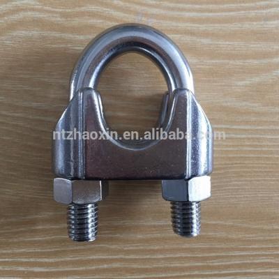 China Heavy Duty U Bolt Wire Rope Grab Stainless Steel Wire Rope Clip for sale