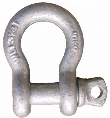 China Automotive Industry Metric 100ton Shackle Safety Bolt Arc Shackles for sale