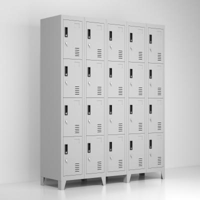 China Multi Doors Storage Locker Steel Cabinet With Standing Legs for sale