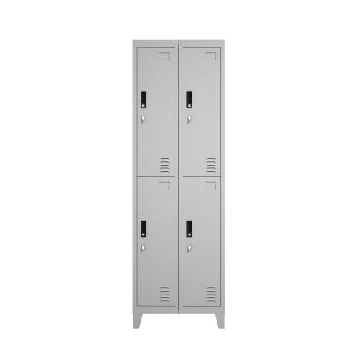 China File Cabinet Office Locker Cabinet Metal 4 Doors With Legs for sale