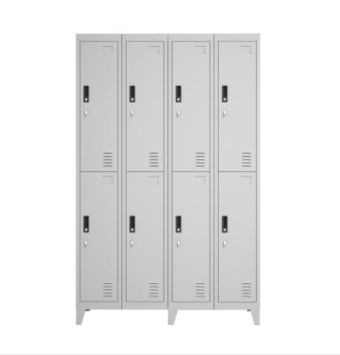 China Customized 6 Door steel locker cabinet Changing Room Metal Gym Clothes Locker for sale