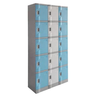 China School / Gym Lockable Abs Plastic Locker Modern Design Eco Friendly for sale