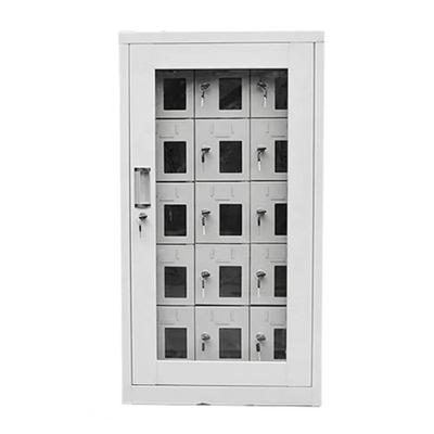 China Acrylic 15 Door Smart  Phone Charging Locker Powder Coating Charging Locker Station for sale