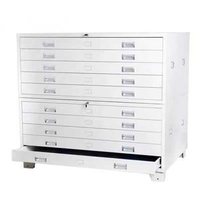 China Heavy Duty Paper Storage Cabinet Combined 5 Drawer A0 Drawing Cabinet for sale