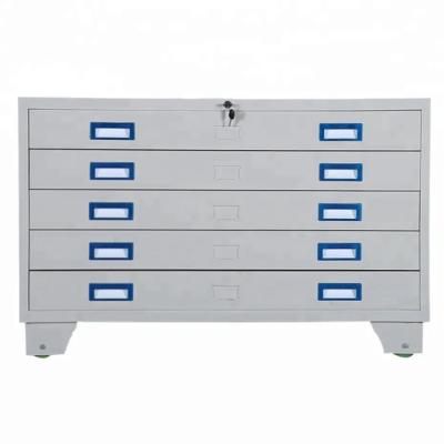 China Large Capacity Paper Storage Cabinet Mobile A0 / A1 / A4 / A3 Drawing Cabinet for sale