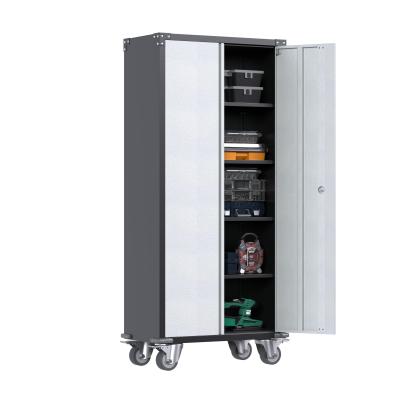 China Double Colored Rolling Metal Storage Cabinet and Lockable Door with Large Space for sale