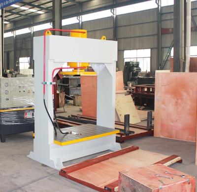 China Forklift Solid Tire Dismantling Hydraulic 160 Ton Forklift Solid Tire Press Machine Mobile Tire Press for sale