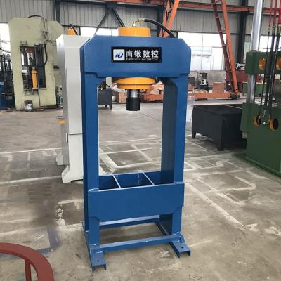 China YM-63T Press-Fit Series Electric / Manual Gantry Small Hydraulic Press Machine for sale