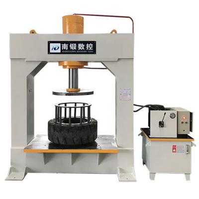 China Hydraulic Press-Fit Forklift Tire Press Machine for sale