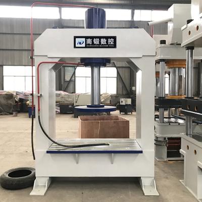 China Press-Fit 100/200/300 Ton Hydraulic Forklift Solid Tire Press Machine for sale