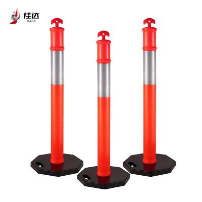 China Outdoor Flexible 1150MM T-TOP Guide Post Traffic Drafter Post With Rubber Base for sale