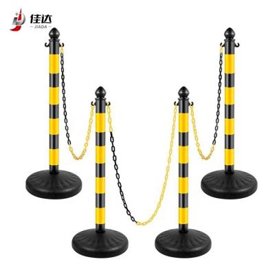 China Easily Assembled Water Sand Filling Plastic Line Warning Barrier Mail Crowd Control Queue Holder for sale