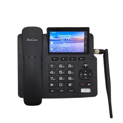 China 4g lte fwp android cordless desktop phone screen touch phone fixed sim card big sim SC-9030-4GT for sale