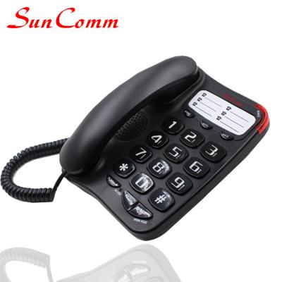 China Telecom Land Line Phone Attached Phones With Big Button for sale